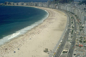 Copacabana beach, Rio de Janeiro - Brazil beach